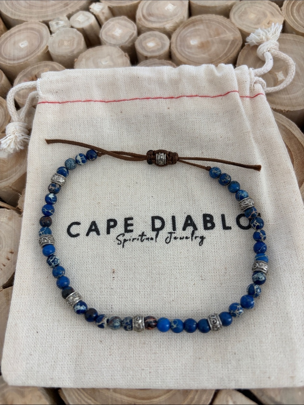 Cape Diablo Tibetan Energy Bracelet EUC 7.4” Adjustable $38 Retail